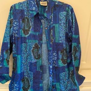 Vintage Chico’s 100% silk shirt.